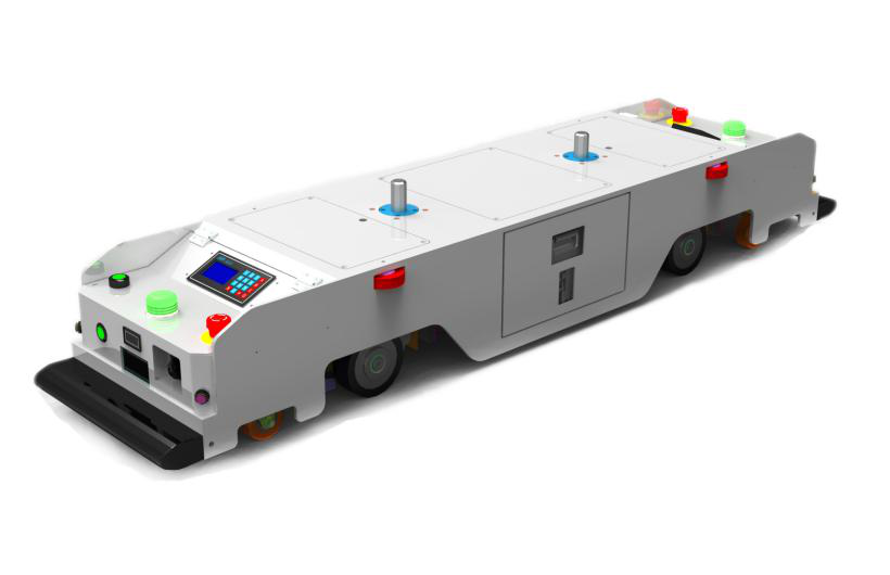 雙驅(qū)動雙向潛伏牽引型AGV