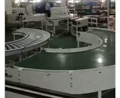 AGV周邊配套提升機，輸送線組裝中