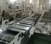 AGV周邊配套提升機，輸送線組裝中